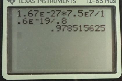 OpenStax College Physics, Chapter 22, Problem 13 (PE) calculator screenshot 1