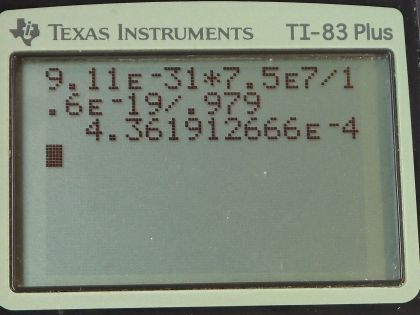 OpenStax College Physics, Chapter 22, Problem 16 (PE) calculator screenshot 1