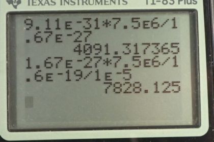 OpenStax College Physics, Chapter 22, Problem 19 (PE) calculator screenshot 1