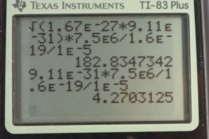 OpenStax College Physics, Chapter 22, Problem 19 (PE) calculator screenshot 2