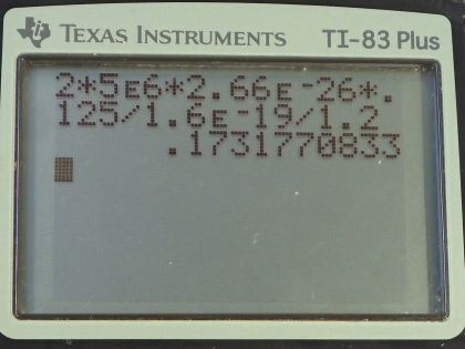 OpenStax College Physics, Chapter 22, Problem 20 (PE) calculator screenshot 1