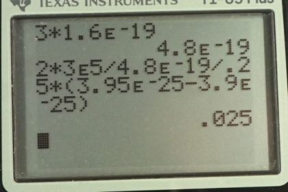 OpenStax College Physics, Chapter 22, Problem 21 (PE) calculator screenshot 1
