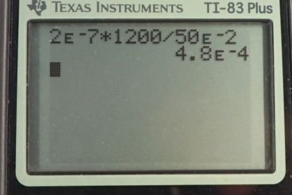 OpenStax College Physics, Chapter 22, Problem 63 (PE) calculator screenshot 1