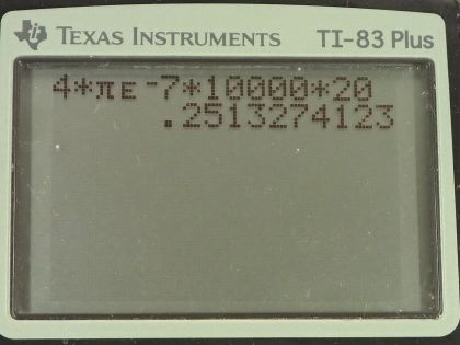 OpenStax College Physics, Chapter 22, Problem 64 (PE) calculator screenshot 1