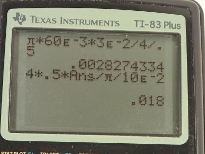 OpenStax College Physics, Chapter 22, Problem 76 (PE) calculator screenshot 1