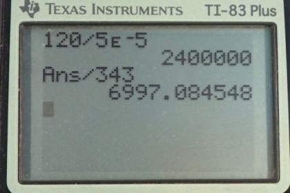 OpenStax College Physics, Chapter 22, Problem 87 (PE) calculator screenshot 1