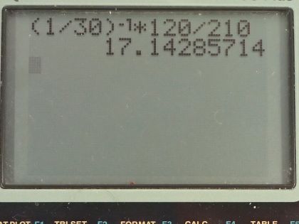 OpenStax College Physics, Chapter 23, Problem 6 (AP) calculator screenshot 1