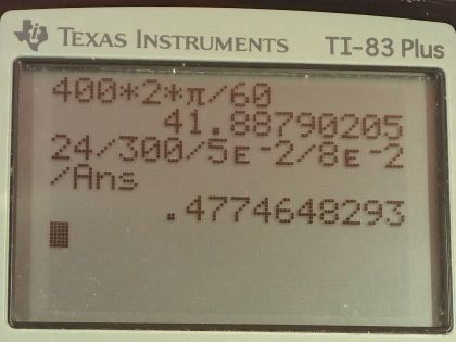OpenStax College Physics, Chapter 23, Problem 34 (PE) calculator screenshot 1