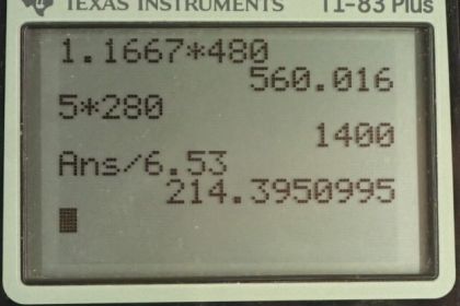 OpenStax College Physics, Chapter 23, Problem 49 (PE) calculator screenshot 2