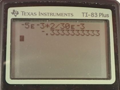 OpenStax College Physics, Chapter 23, Problem 56 (PE) calculator screenshot 1
