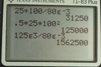 OpenStax College Physics, Chapter 23, Problem 61 (PE) calculator screenshot 1
