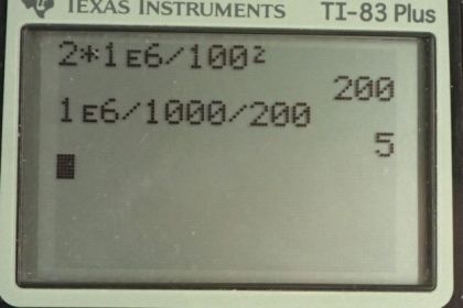 OpenStax College Physics, Chapter 23, Problem 67 (PE) calculator screenshot 1