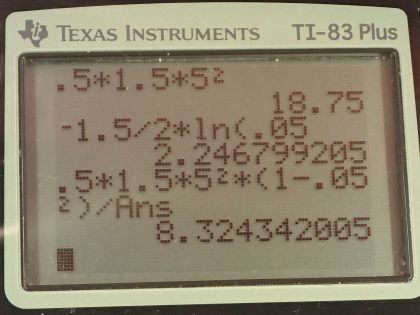 OpenStax College Physics, Chapter 23, Problem 76 (PE) calculator screenshot 1