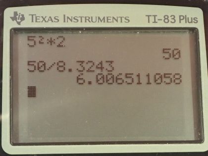 OpenStax College Physics, Chapter 23, Problem 76 (PE) calculator screenshot 2