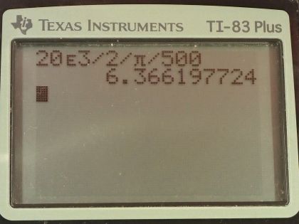 OpenStax College Physics, Chapter 23, Problem 80 (PE) calculator screenshot 1