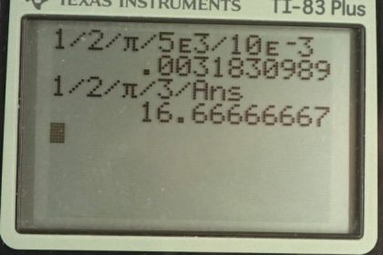 OpenStax College Physics, Chapter 23, Problem 89 (PE) calculator screenshot 1