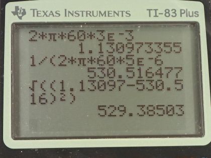 OpenStax College Physics, Chapter 23, Problem 94 (PE) calculator screenshot 1