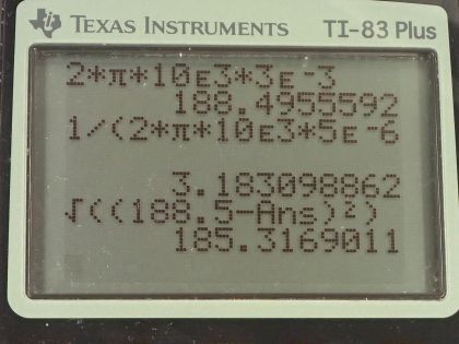 OpenStax College Physics, Chapter 23, Problem 94 (PE) calculator screenshot 2