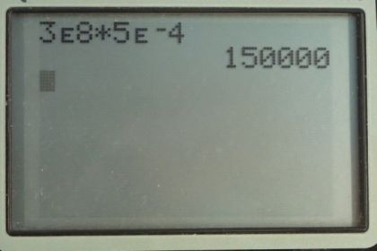 OpenStax College Physics, Chapter 24, Problem 3 (PE) calculator screenshot 1