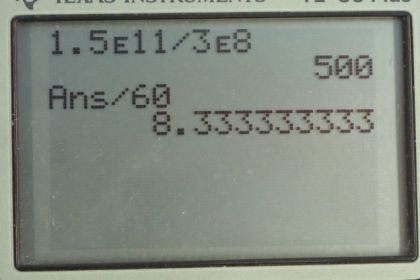OpenStax College Physics, Chapter 24, Problem 17 (PE) calculator screenshot 1