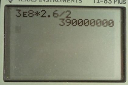 OpenStax College Physics, Chapter 24, Problem 25 (PE) calculator screenshot 1