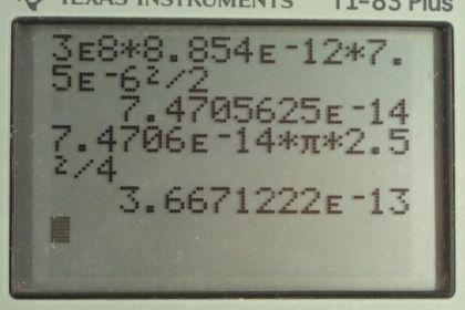 OpenStax College Physics, Chapter 24, Problem 35 (PE) calculator screenshot 1