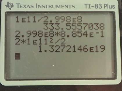 OpenStax College Physics, Chapter 24, Problem 36 (PE) calculator screenshot 1