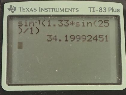 OpenStax College Physics, Chapter 25, Problem 10 (PE) calculator screenshot 1