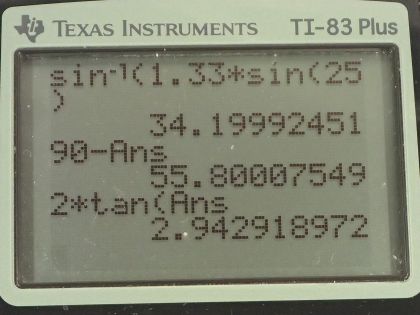 OpenStax College Physics, Chapter 25, Problem 12 (PE) calculator screenshot 1
