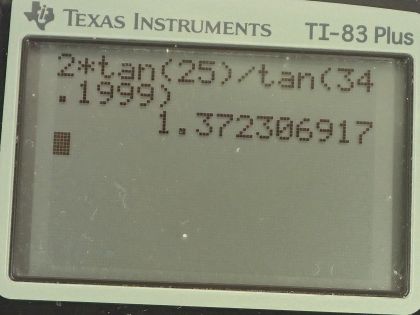 OpenStax College Physics, Chapter 25, Problem 12 (PE) calculator screenshot 2
