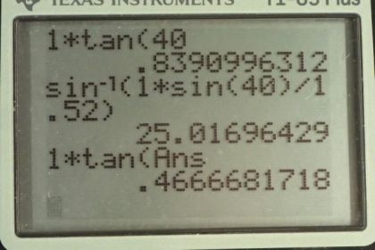 OpenStax College Physics, Chapter 25, Problem 15 (PE) calculator screenshot 1