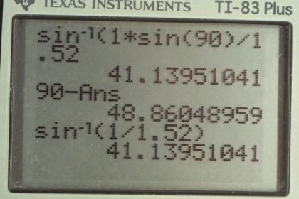 OpenStax College Physics, Chapter 25, Problem 27 (PE) calculator screenshot 1