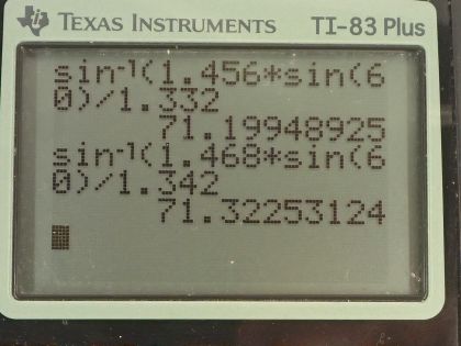 OpenStax College Physics, Chapter 25, Problem 32 (PE) calculator screenshot 1