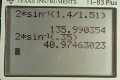 OpenStax College Physics, Chapter 26, Problem 29 (PE) calculator screenshot 1