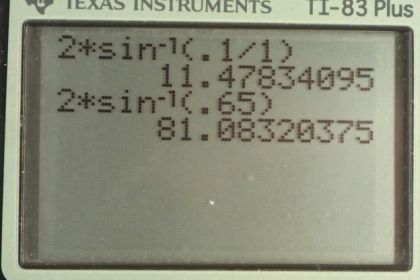 OpenStax College Physics, Chapter 26, Problem 31 (PE) calculator screenshot 1