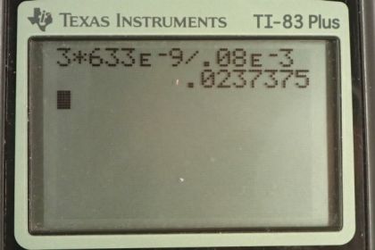OpenStax College Physics, Chapter 27, Problem 19 (PE) calculator screenshot 1