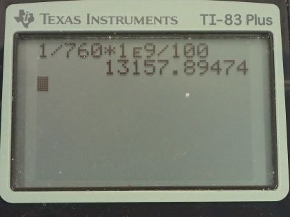 OpenStax College Physics, Chapter 27, Problem 28 (PE) calculator screenshot 1