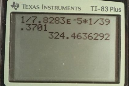 OpenStax College Physics, Chapter 27, Problem 67 (PE) calculator screenshot 2