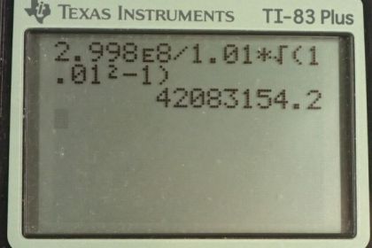 OpenStax College Physics, Chapter 28, Problem 7 (PE) calculator screenshot 1