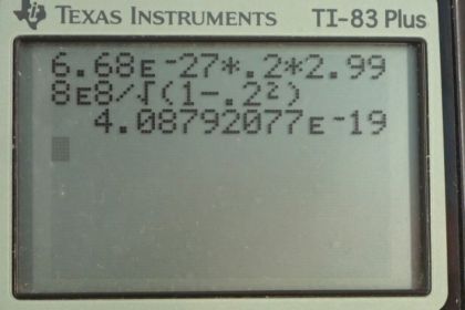 OpenStax College Physics, Chapter 28, Problem 35 (PE) calculator screenshot 1
