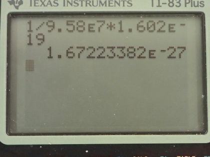 OpenStax College Physics, Chapter 30, Problem 2 (PE) calculator screenshot 1