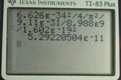 OpenStax College Physics, Chapter 30, Problem 9 (PE) calculator screenshot 1