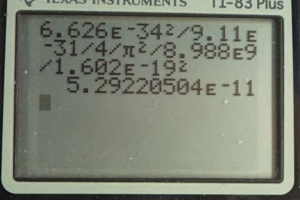 OpenStax College Physics, Chapter 30, Problem 23 (PE) calculator screenshot 1