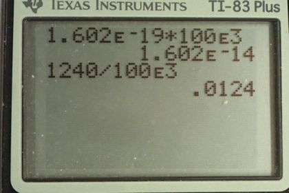 OpenStax College Physics, Chapter 30, Problem 27 (PE) calculator screenshot 1