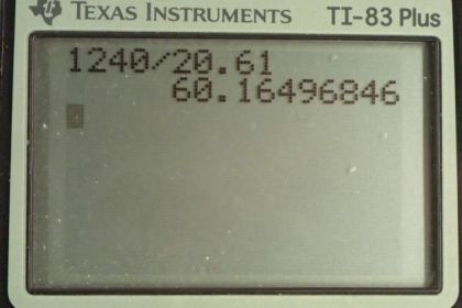 OpenStax College Physics, Chapter 30, Problem 31 (PE) calculator screenshot 1