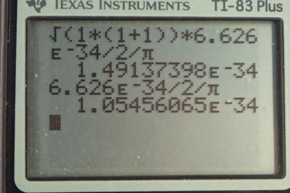 OpenStax College Physics, Chapter 30, Problem 39 (PE) calculator screenshot 1