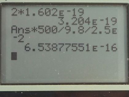 OpenStax College Physics, Chapter 30, Problem 56 (PE) calculator screenshot 1