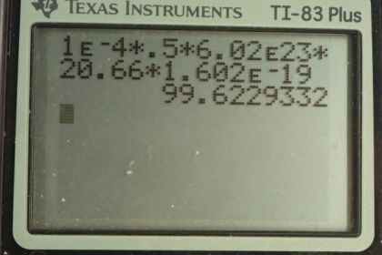 OpenStax College Physics, Chapter 30, Problem 61 (PE) calculator screenshot 1