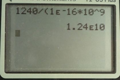 OpenStax College Physics, Chapter 31, Problem 13 (PE) calculator screenshot 1