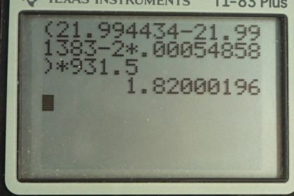 OpenStax College Physics, Chapter 31, Problem 39 (PE) calculator screenshot 1